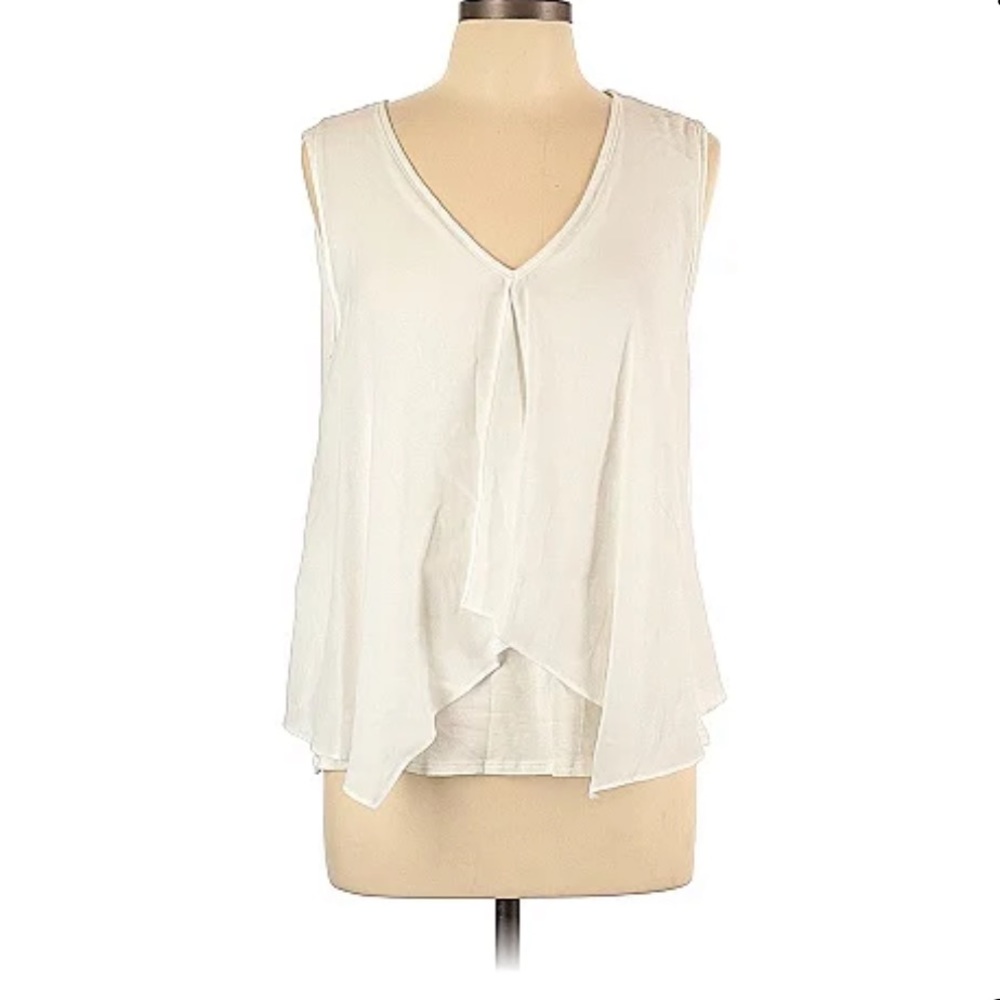 Green Envelope White/Cream Tank Top Large - Picture 6 of 11
